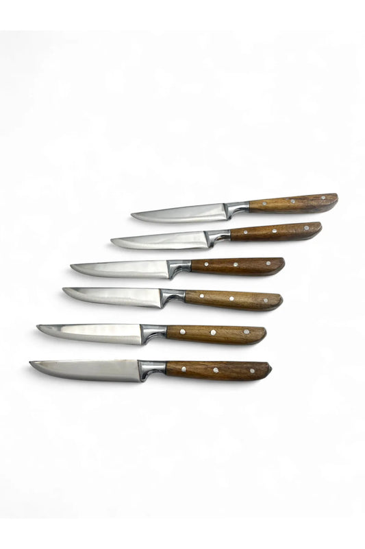 Meyve Bıçağı - Ağaç Saplı Meyve Bıçağı Seti, Otantik Meyve Bıçağı - Kişiye Özel Yazı, İsim