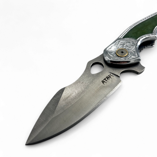 ATAK Selçuklu Model Özel Üretim 4116 Kamp Çakısı - Kişiye Özel, Yazı, İsim