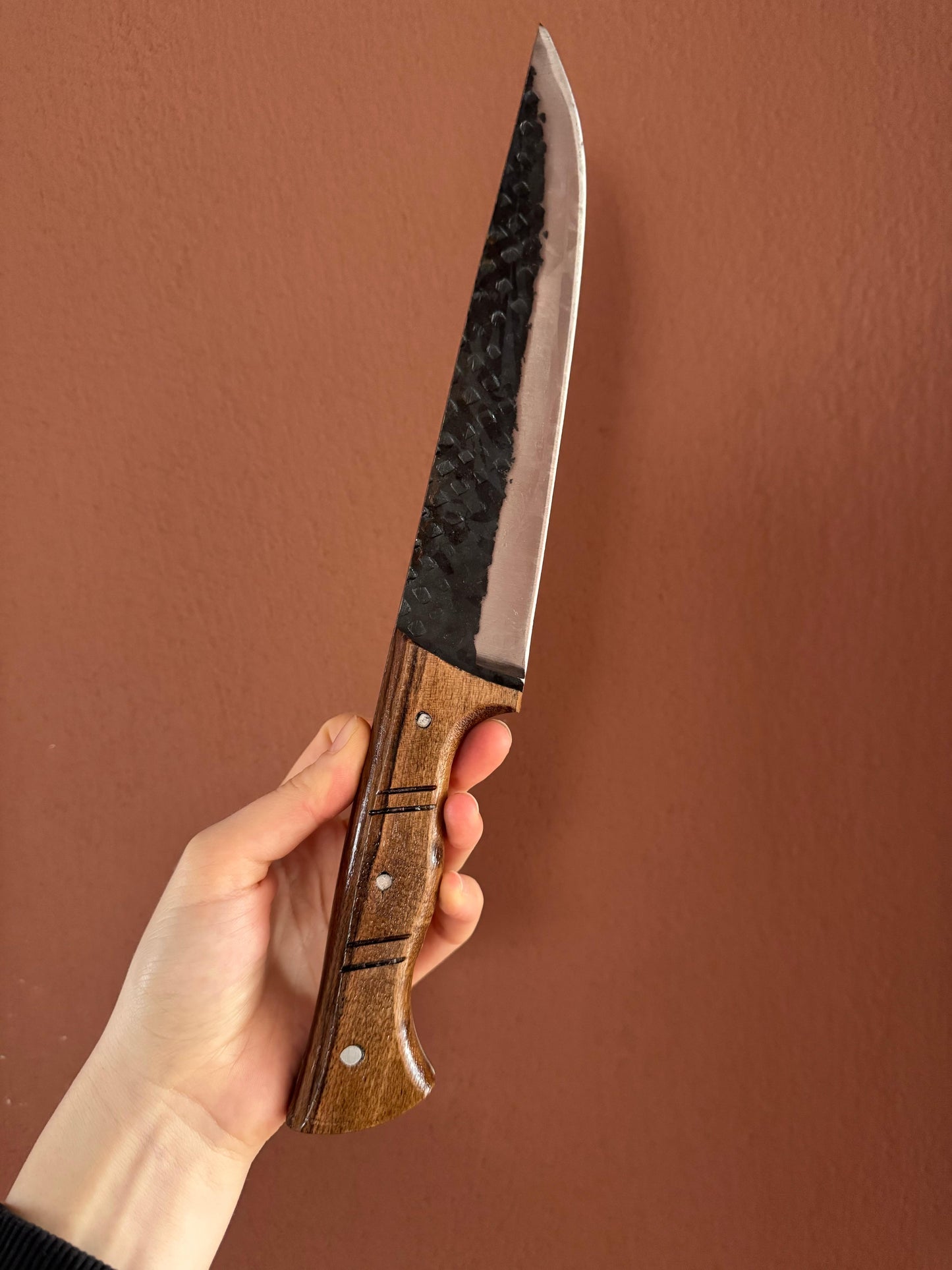 ATAK DÖVME İZLİ KASAP KELLE BIÇAĞI - 32 cm - Et, Sebze, Meyve