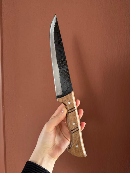 ATAK DÖVME İZLİ KASAP KELLE BIÇAĞI - 32 cm - Et, Sebze, Meyve