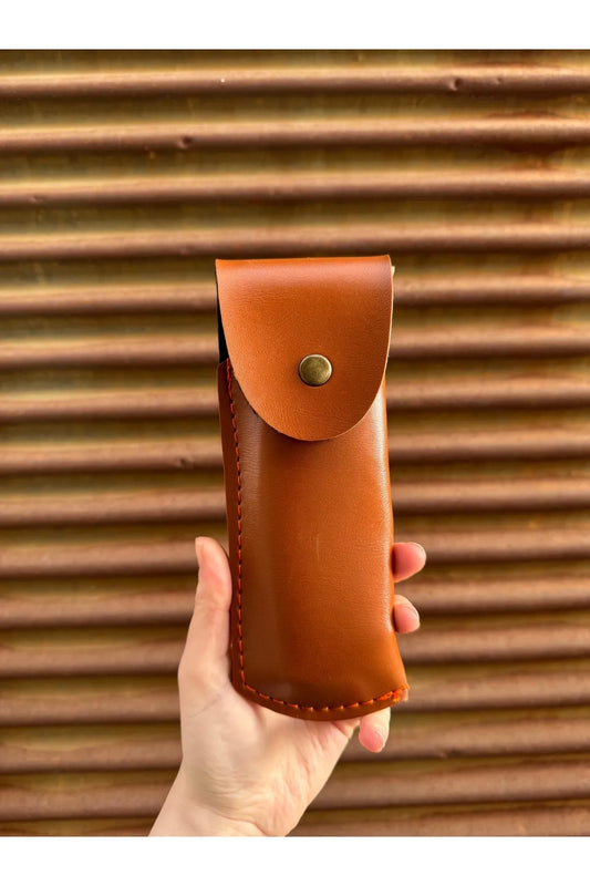 Sanbat Yıldız Model El Yapımı 30 cm Kilitli Kamp Çakısı - Kılıf Hediyeli Ceviz