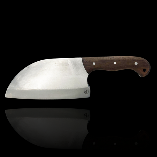 El Yapımı Ağaç Saplı ALMAZAN Şef Bıçağı - Kişiye Özel YAZI, İSİM