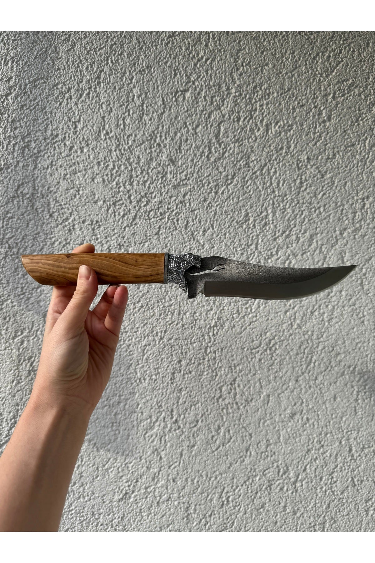 Anakonda N690 Çelik Zeytin Metal Sap tasarımı Kamp Bıçağı Yaban Hayatı Koleksiyonu