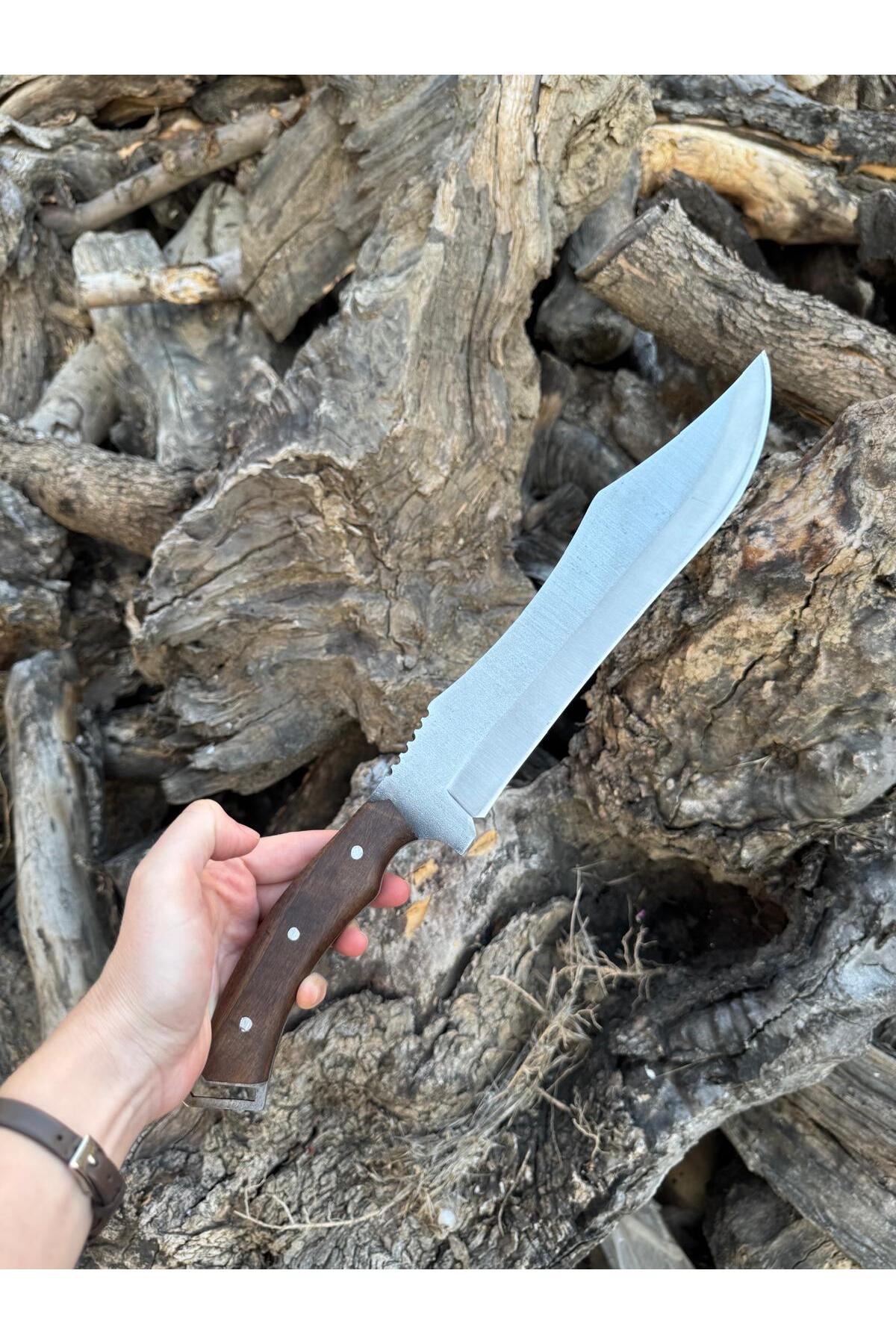 Paslanmaz Çelik Kamp Bıçağı / isim yazma / El işçiliği - Kılıflı - Hediyelik Outdoor Bıçak