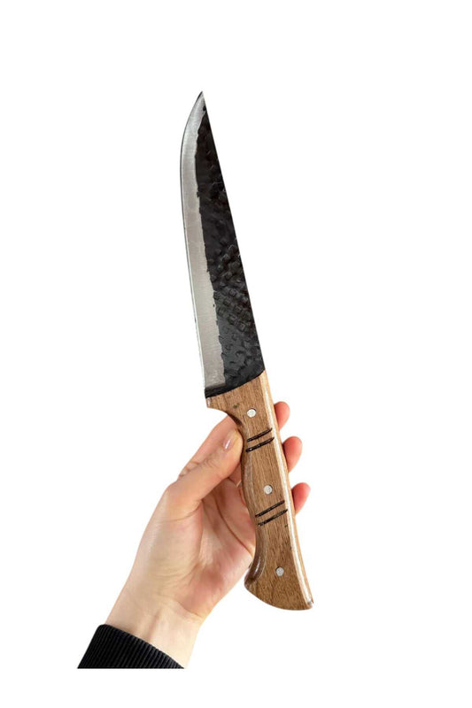 DÖVME İZLİ KASAP KELLE BIÇAĞI - 32 cm - Et, Sebze, Meyve