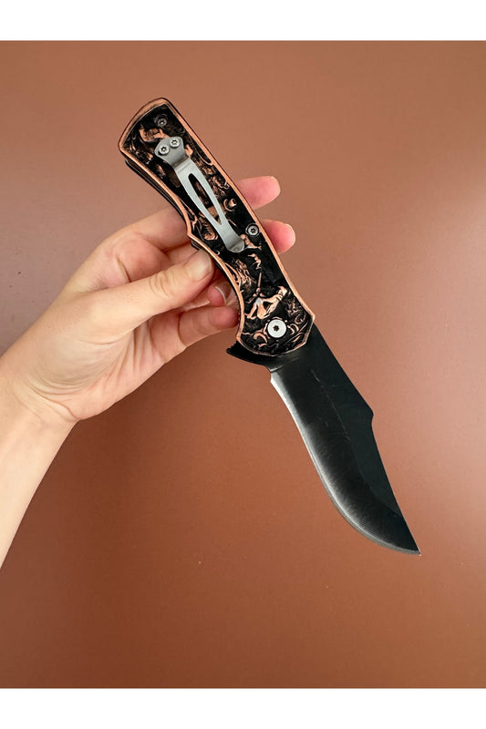 Sayyad Model 4116 Avcı Işlemeli Koleksiyonluk Çakı - El Yapımı, Isim Yazma, Hediye Kılıfı