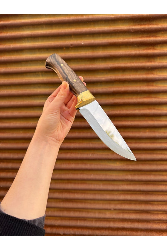 BUSHCRAFT AVCI BIÇAĞI - Kişiselleştirilebilir İsim Yazma - Kılıflı - Av, Outdoor, Avcılık