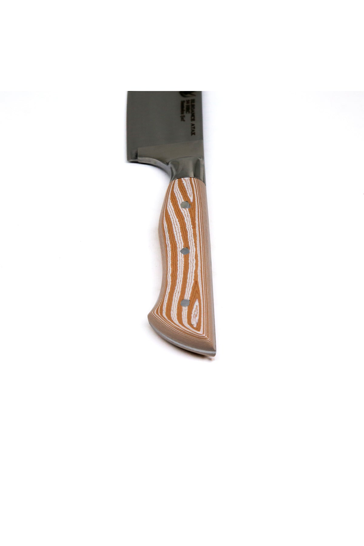 Ahenk Serisi Santoku Paslanmaz Önlüklü Sürmene Şef Bıçağı