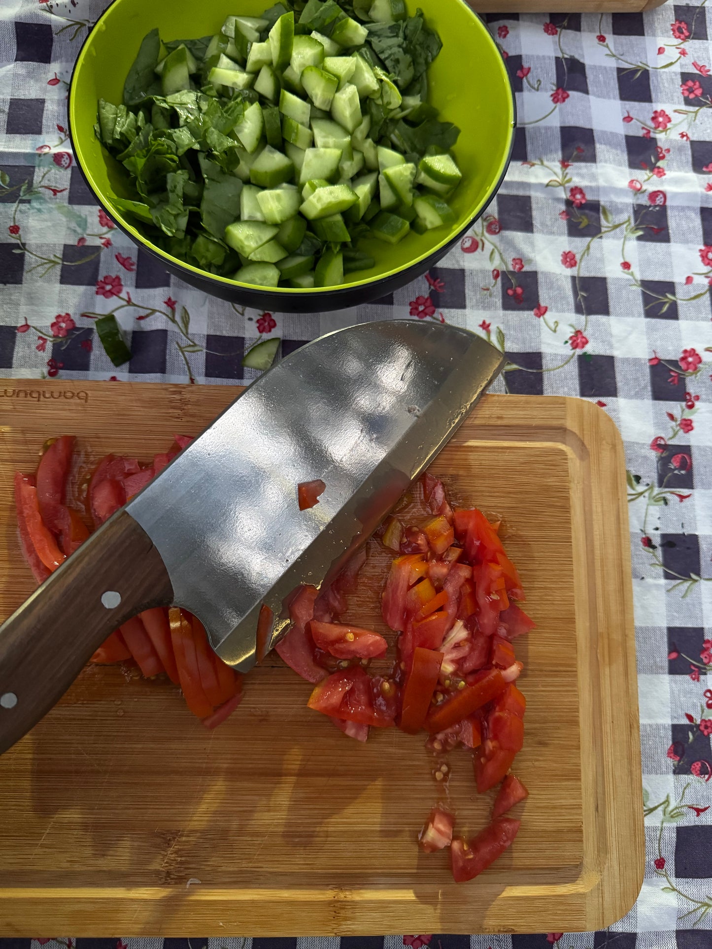 El Yapımı Ağaç Saplı ALMAZAN Şef Bıçağı - Kişiye Özel YAZI, İSİM