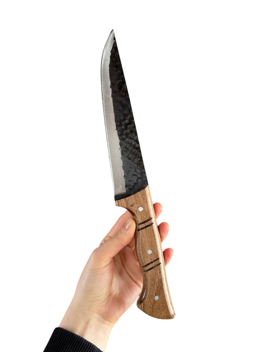 ATAK DÖVME İZLİ KASAP KELLE BIÇAĞI - 32 cm - Et, Sebze, Meyve